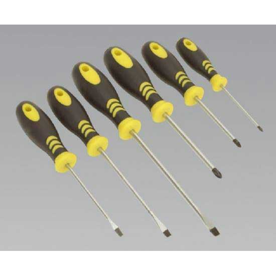 Sealey S0615 - Soft Grip Screwdriver Set 6pc