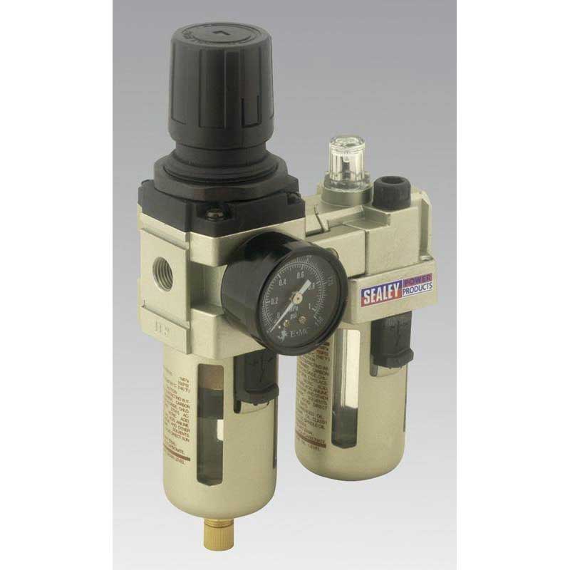 Sealey SA106 Air Filter/Regulator/Lubricator Max Airflow 60cfm