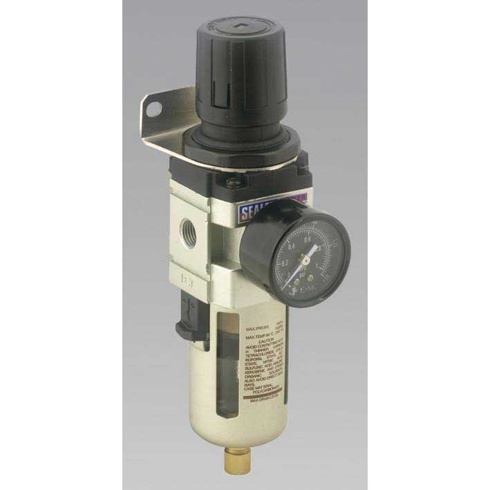 Sealey SA106FR - Air Filter/Regulator Max Airflow 70cfm