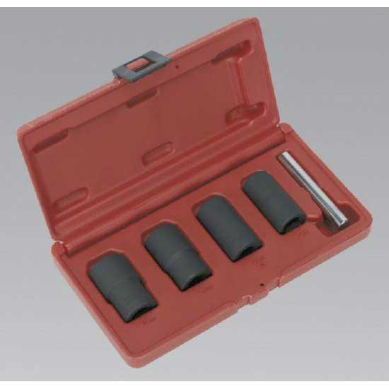 Sealey SX201 Locking Wheel Nut Removal Set 17 19 21 22mm 1/2”Sq Drive