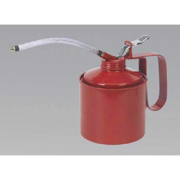 Sealey TP1000 Metal Oil Can Flexi Spout 1000ml