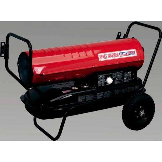 Space Warmer Paraffin/Kerosene/Diesel Heater 175000Btu/hr with Wheels