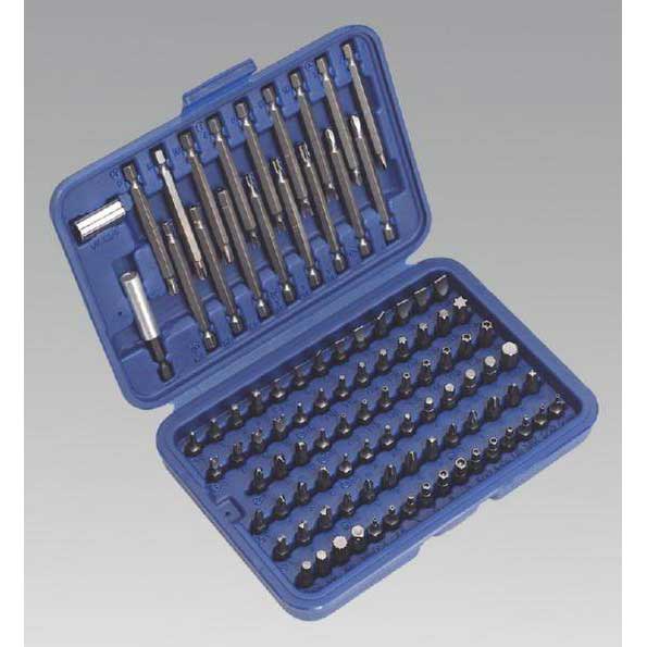 Sealey AK2099 Power Tool/Security Bit Set Long & Short 99pc