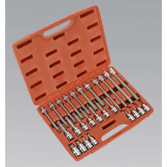 Sealey AK2195 - Spline Socket Bit Set 26pc 1/2Sq Drive