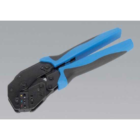 Sealey AK3863 - Ratchet Crimping Tool Angled Head Insulated Terminals