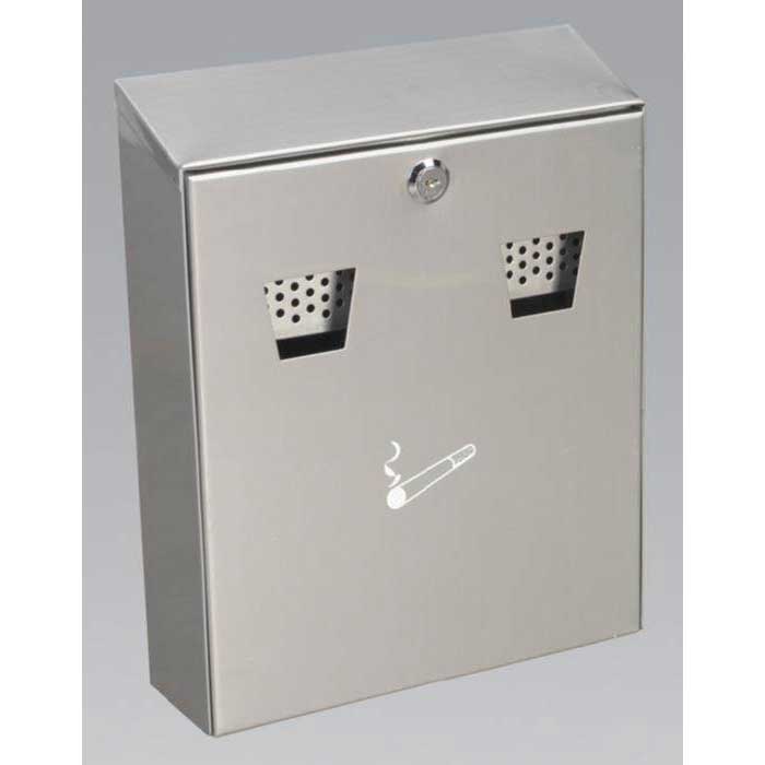Sealey RCB02 - Cigarette Bin Wall Mounting Stainless Steel