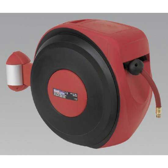 Sealey SA823 - Auto Rewind Control Air Hose Reel 20mtr O10mm - Rubber Hose