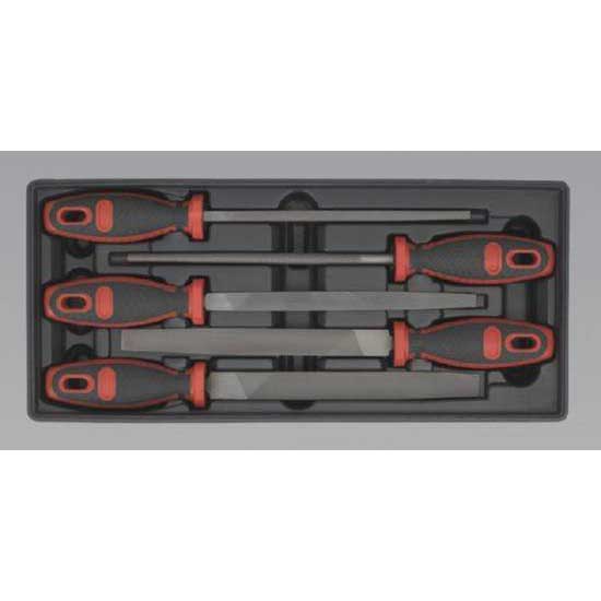 Sealey TBT09 - Tool Tray with Engineers File Set 5pc