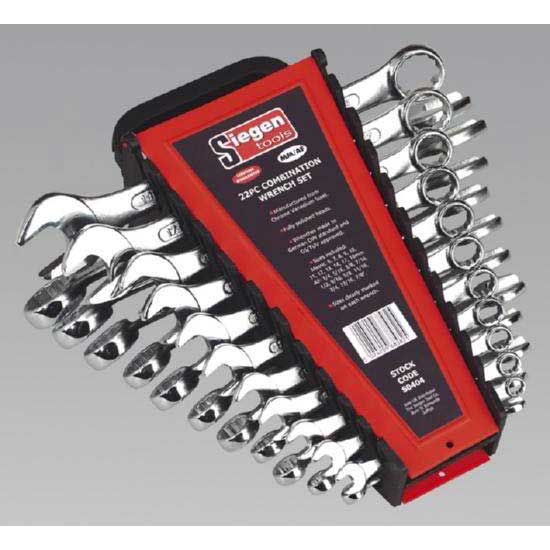 Sealey S0404 - Combination Spanner Set 22pc Metric/Imperial