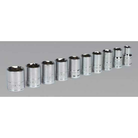 Sealey S0501 - Socket Set 10pc 1/2Sq Drive Metric