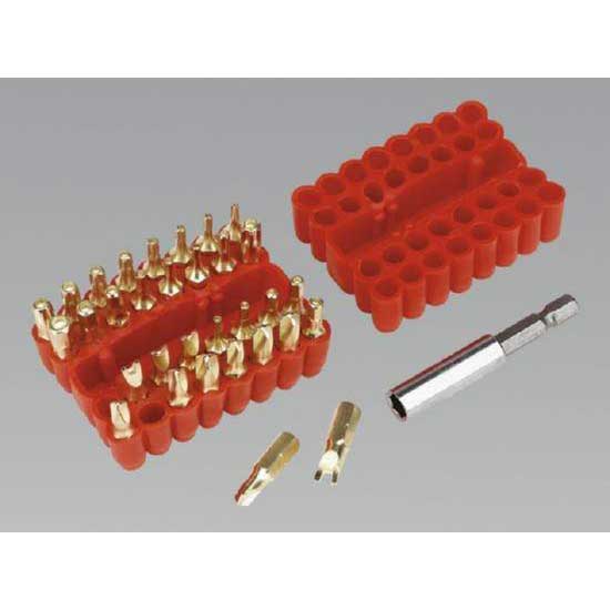 Sealey AK614 - Security Bit & Magnetic Adaptor Set 33pc