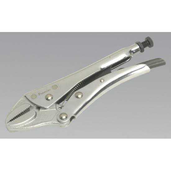 Sealey AK6822 Locking Pliers Straight Jaws 190mm 0-42mm Capacity