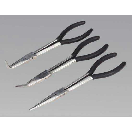 Sealey S0433 - Needle Nose Pliers Set 3pc 275mm