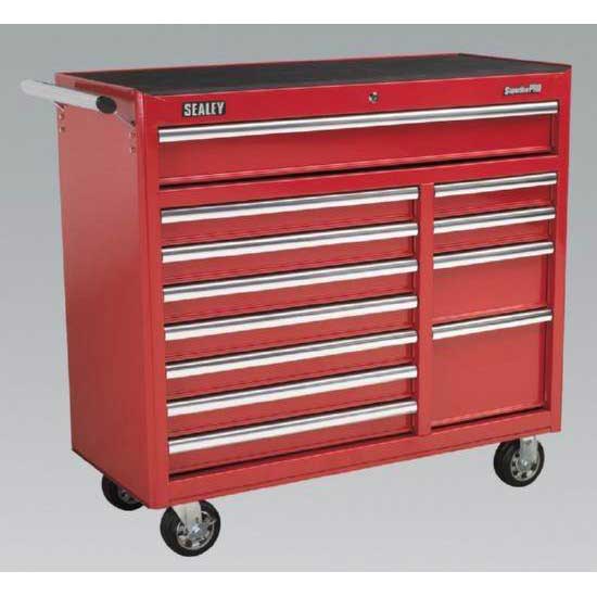 Sealey AP41120 - Rollcab 12 Drawer with Ball Bearing Runners Heavy-Duty - Red