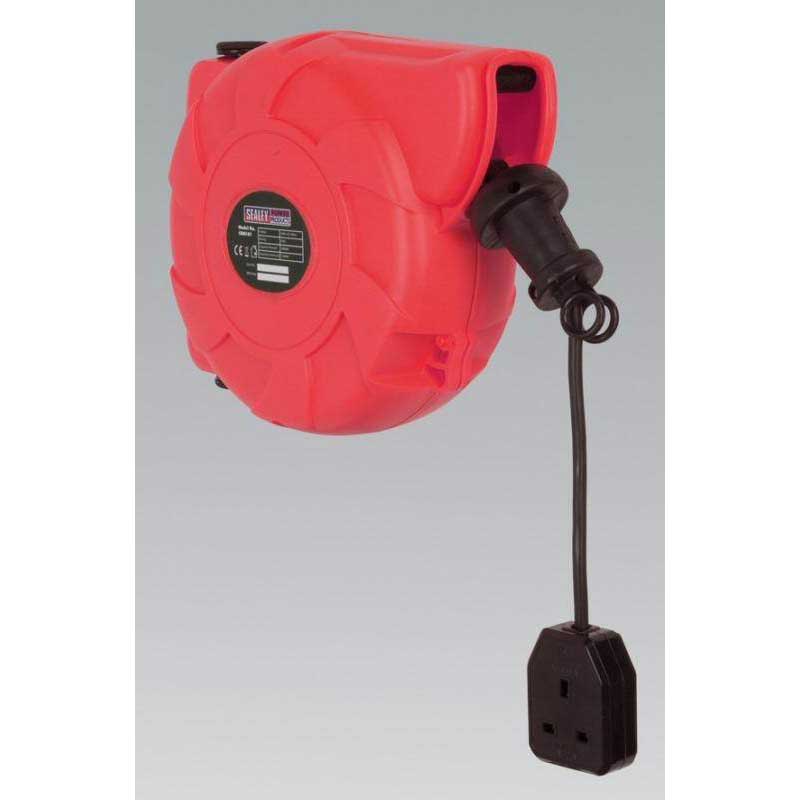 Cable Reel System Retractable 10mtr 1 x 230V Socket