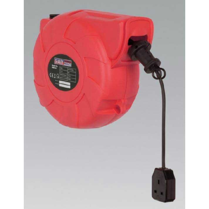 Cable Reel System Retractable 15mtr 1 x 230V Socket