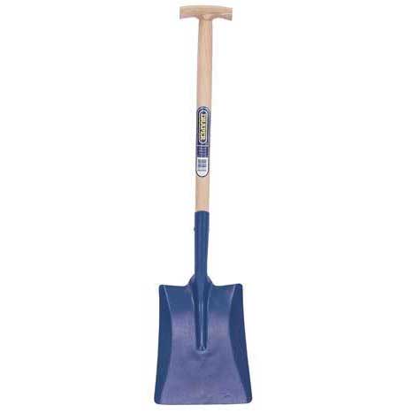 Draper Square Mouth Tee Handled Shovel with Ash Shaft