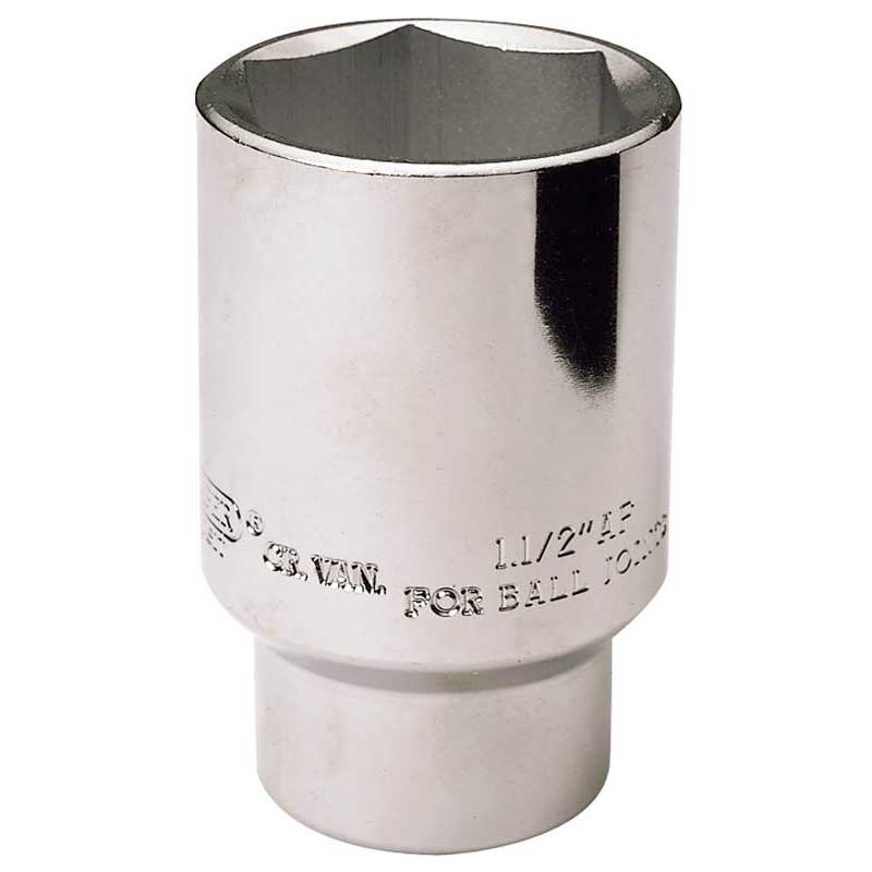 Draper Expert 1.1/2''AF 1/2'' Square Drive Ball Joint Socket 6 Point