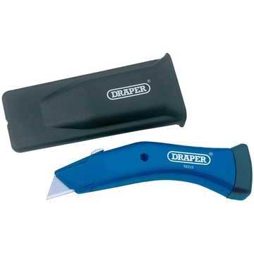 Draper Heavy Duty Retractable Trimming Knife with Quick Change Blade Facility