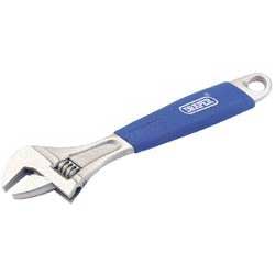 Draper 250mm Soft Grip Adjustable Wrench