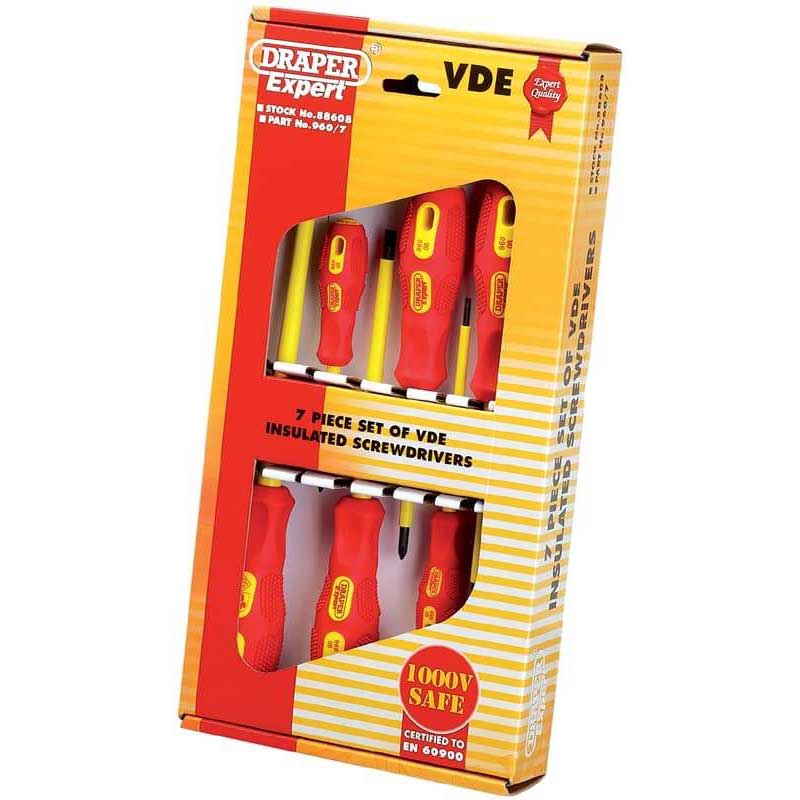 Draper 05776 VDE Screwdriver Set with Interchangeable Blades (18 Piece