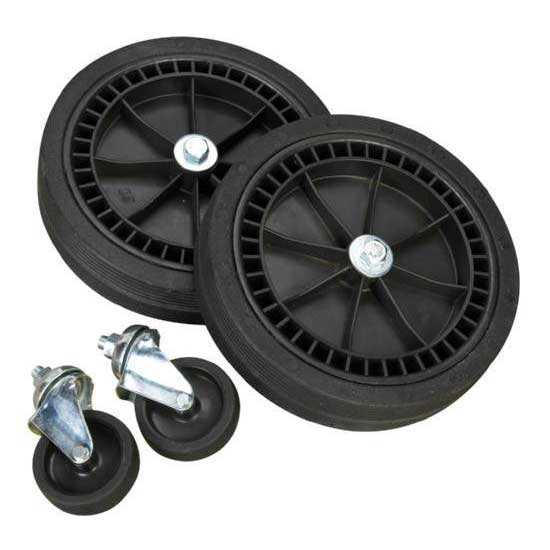 Wheel Kit for Fixed Compressors - 2 Castors & 2 Fixed Wheels