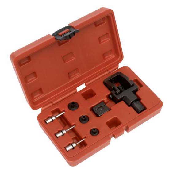 Heavy-Duty Motorcycle Chain Splitter & Riveting Tool Set