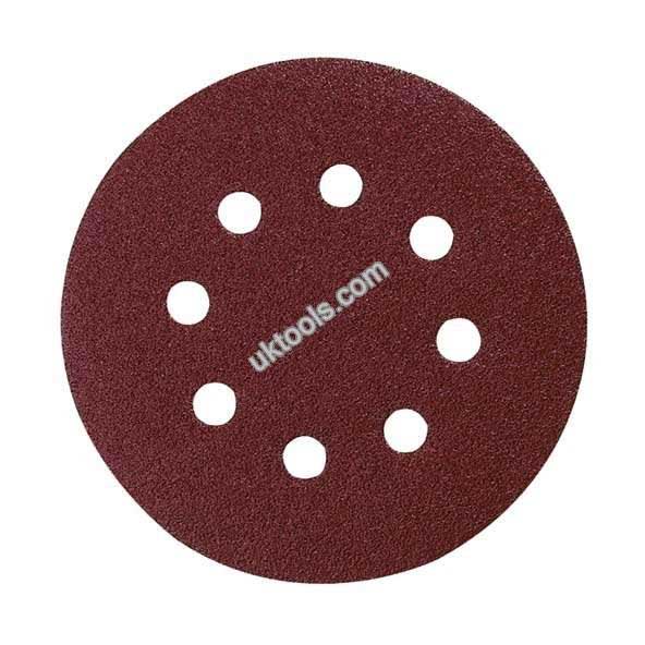 Makita 5" Round Abrasive Disc, Hook & Loop, 60 Grit, 5/pk Model