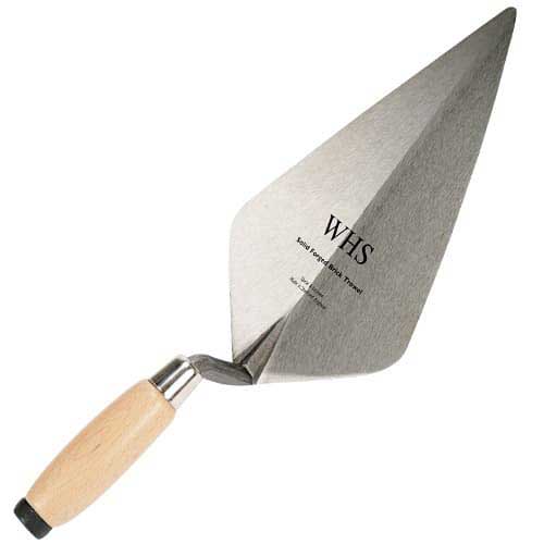 WHS Broad Heel Brickwork Trowel 10" Soft Feel Handle
