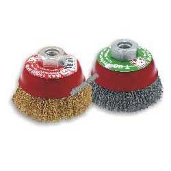 T120 120mm Crimped Steel CUP BRUSH for Angle Grinders Thread - Sit(147)