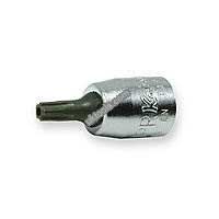 Koken 2025.28-27IPR 1/4''Dr. 5 Point Tamper 27PR Bit Socket