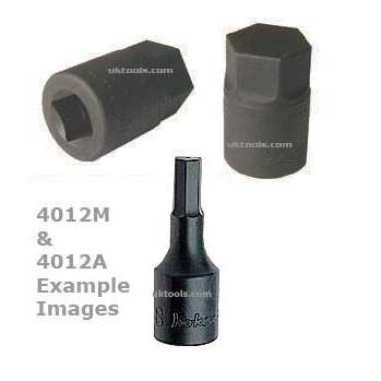 Koken 4012A.75-1/4 1/4''AF 1/2''Dr. HEX Impact Socket 75mm long