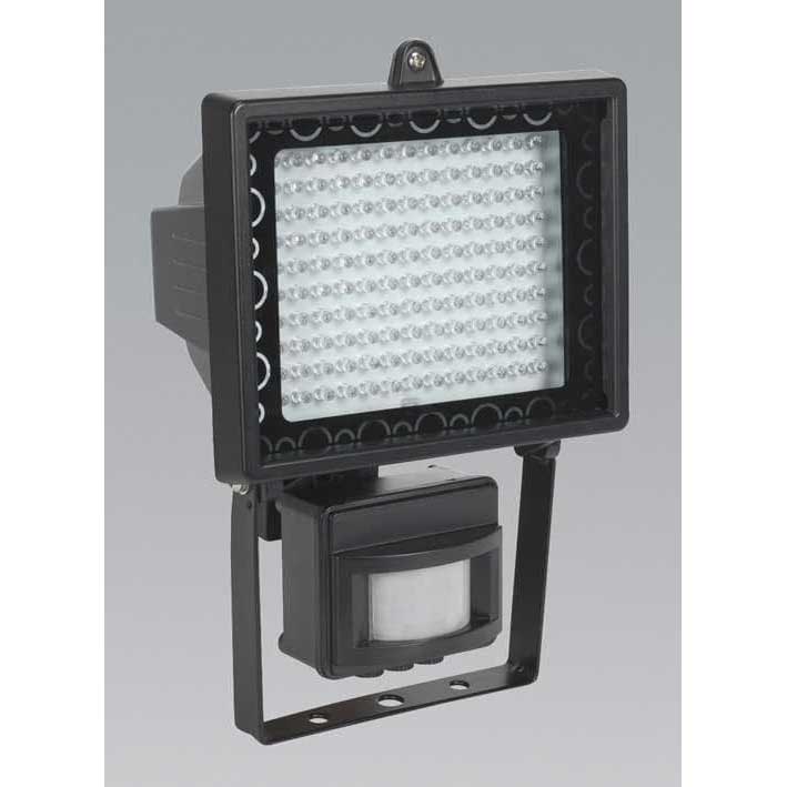 130 LED Floodlight 230V with Wall Bracket & PIR Sensor