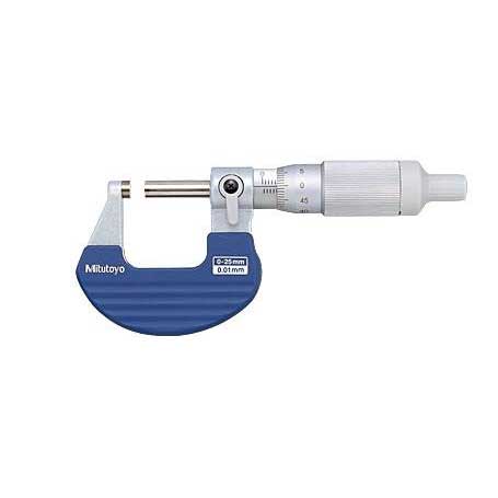 Mitutoyo 102-701 0-25mm Ext. Micrometer .01mm std. Ratchet