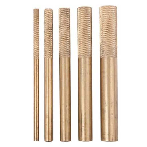 Trident T252400 5PC BRASS DRIFT SET METRIC