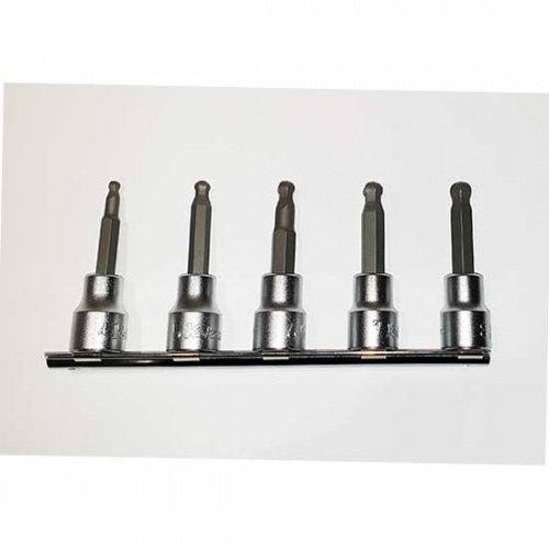 Koken RS3011M/5-L62 5 piece 3/8''.Dr ball pt hex bit 62mm long socket set