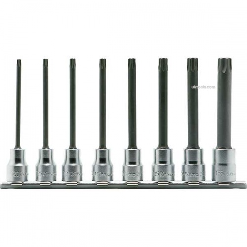 Koken RS3025-100R/8 8 piece 3/8''.Dr torx bit 100mm long set