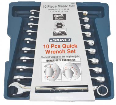 Quick Wrench Set 10-19mm 10pc Set
