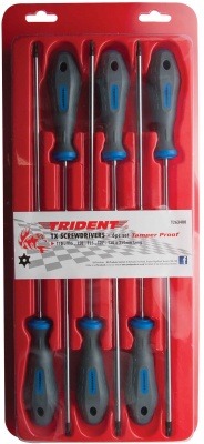 Tamperproof Tx S/Driver Extra Long 6pc