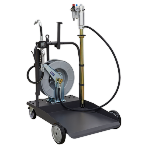 Sealey AK4562D - Oil Dispensing System Air Operated with 10mtr Retractable Hose Reel