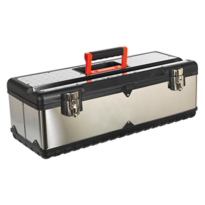 Sealey AP660S - Stainless Steel Toolbox 660mm with Tote Tray