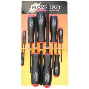 Bondhus 10645 BSX7 7pc Ball End Hex Screwdriver Set 5/64 -3/16''