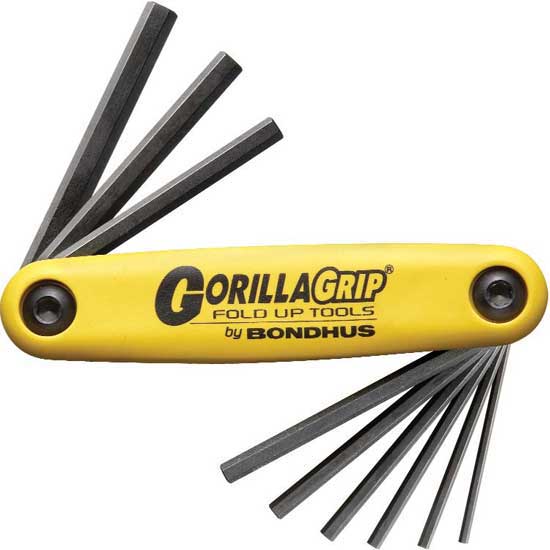 Bondhus 12589 - 9pc GorillaGrip Hex 5/64-1/4''