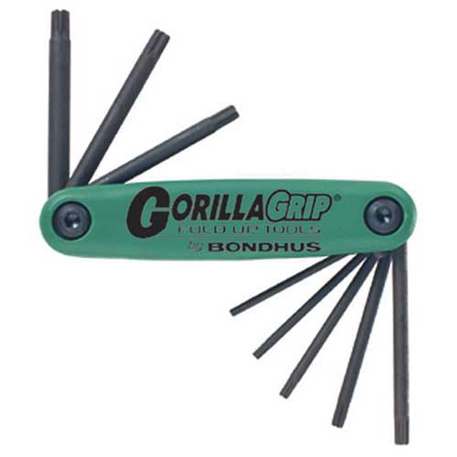 Bondhus 12638 - 8pc GorillaGrip Security Torx TR9-TR40