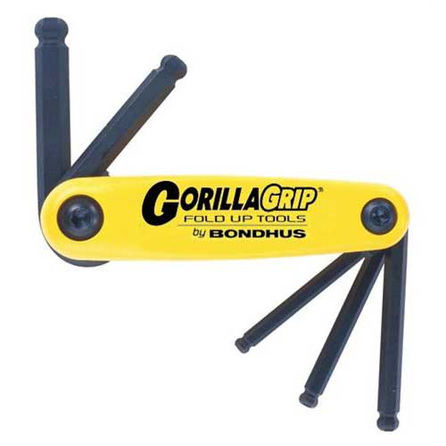 Bondhus 12894 5pc GorillaGrip Ball End 3/16-3/8''