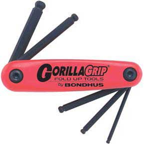 Bondhus 12897 5pc GorillaGrip Ball End 5-10mm