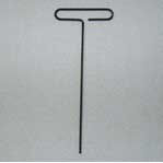 Bondhus 15460 4mm T-Handle loop hex key 6''