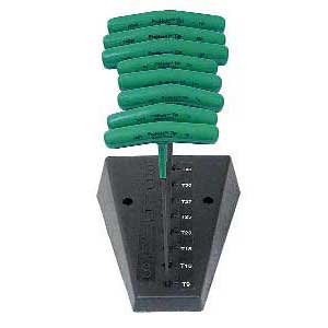 thumbnail image 2 of Bondhus 17934 T-Handle Torx Star Wrench Stand – Sizes T9 To T40 – Made In USA 2 of 4