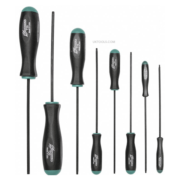 Bondhus 34534 - Torx Screwdriver 8pc Set T9-T40