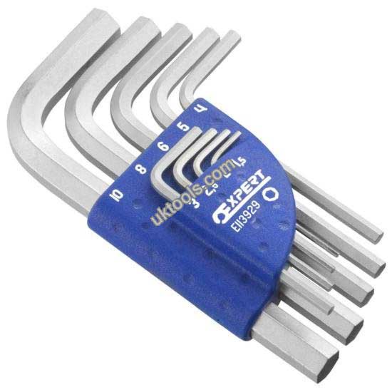 Expert Folding Set of 7 Hex Keys 2.5 to 10mm UKtools